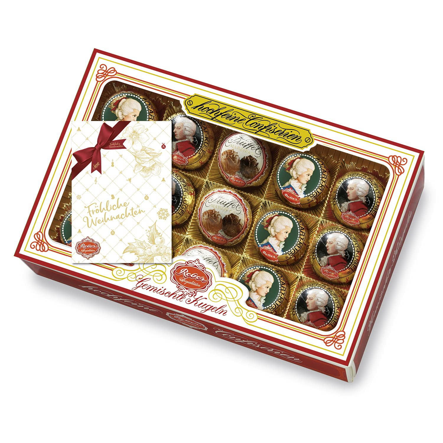 Reber Gemischte Kugeln Mozartkugeln Pralinen 15 Stück 300 g