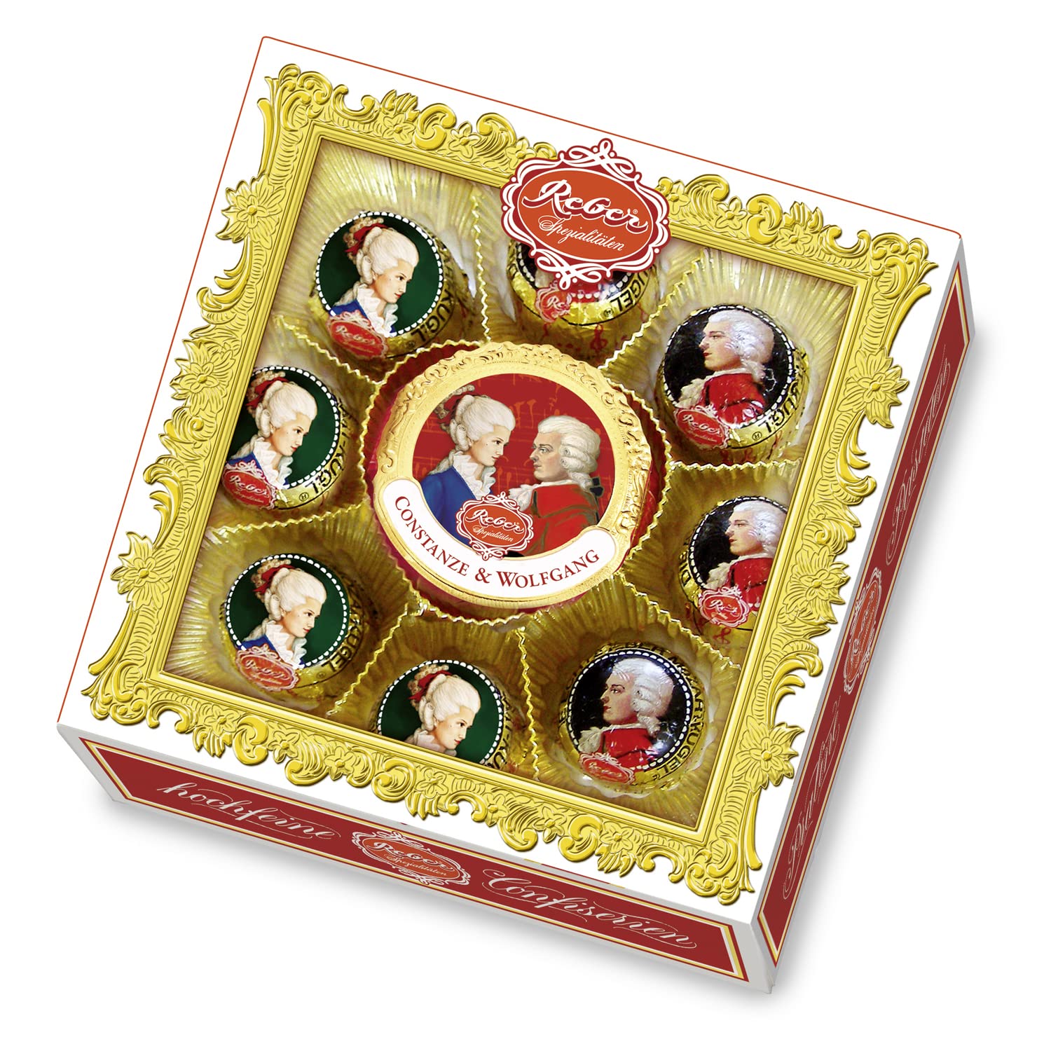 Reber Wolfgang Constanze Pralinen 9er 197 g Geschenkpackung