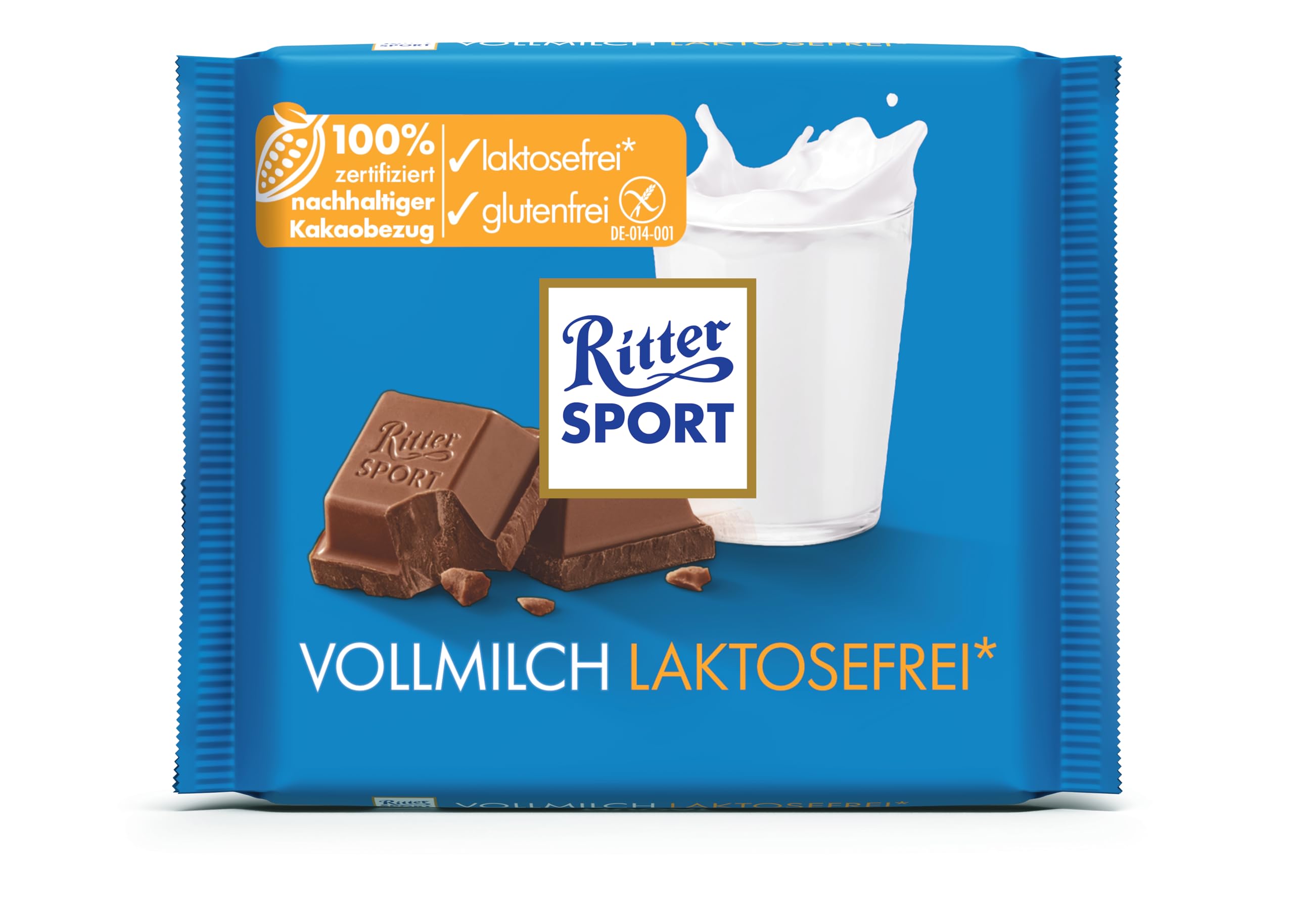 Ritter Sport Voll-Nuss Vollmilchschokolade 10x100g laktosefrei