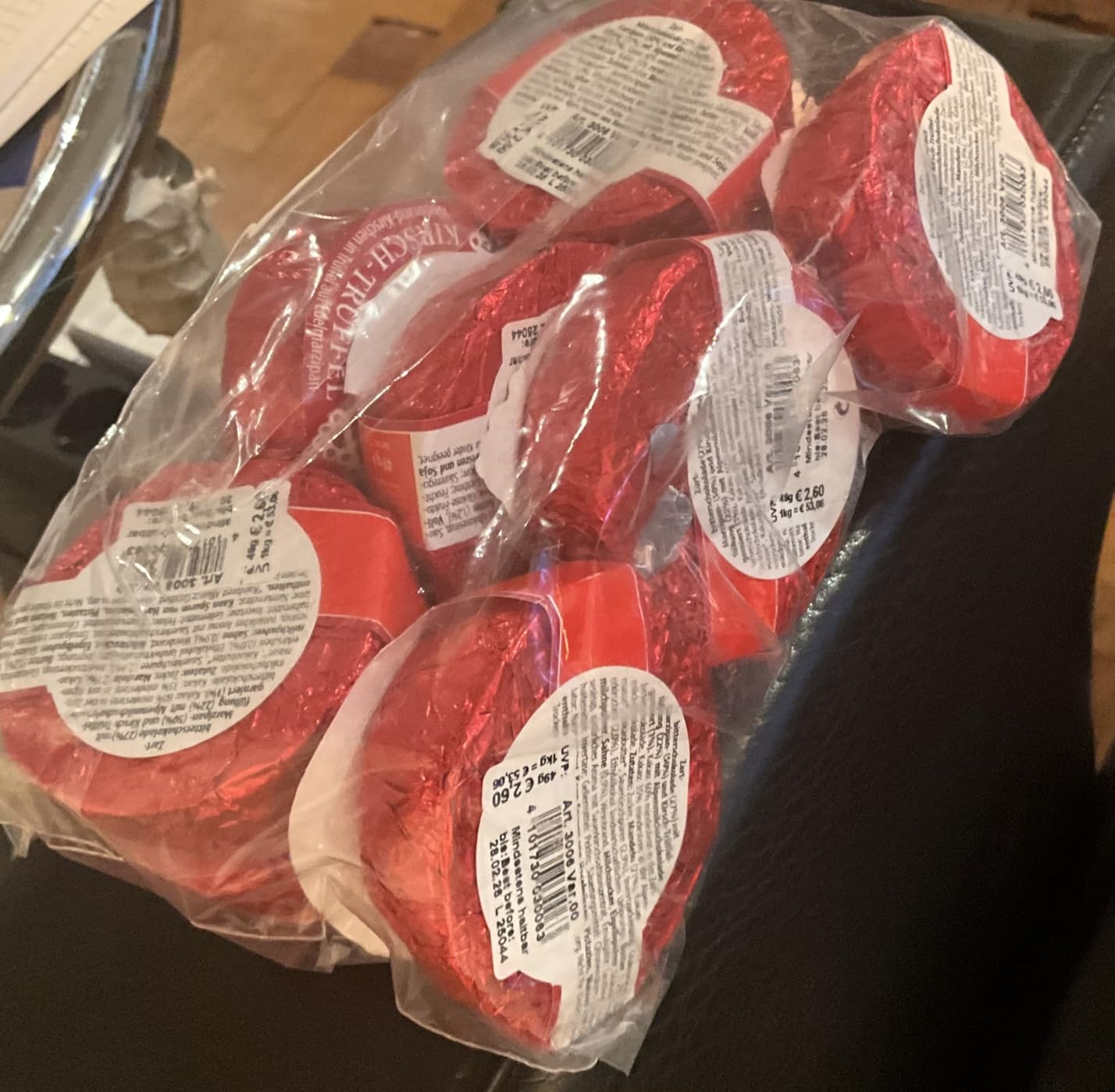 Reber Kirsch Pastete Pralinen Zartbitter 9er 441 g