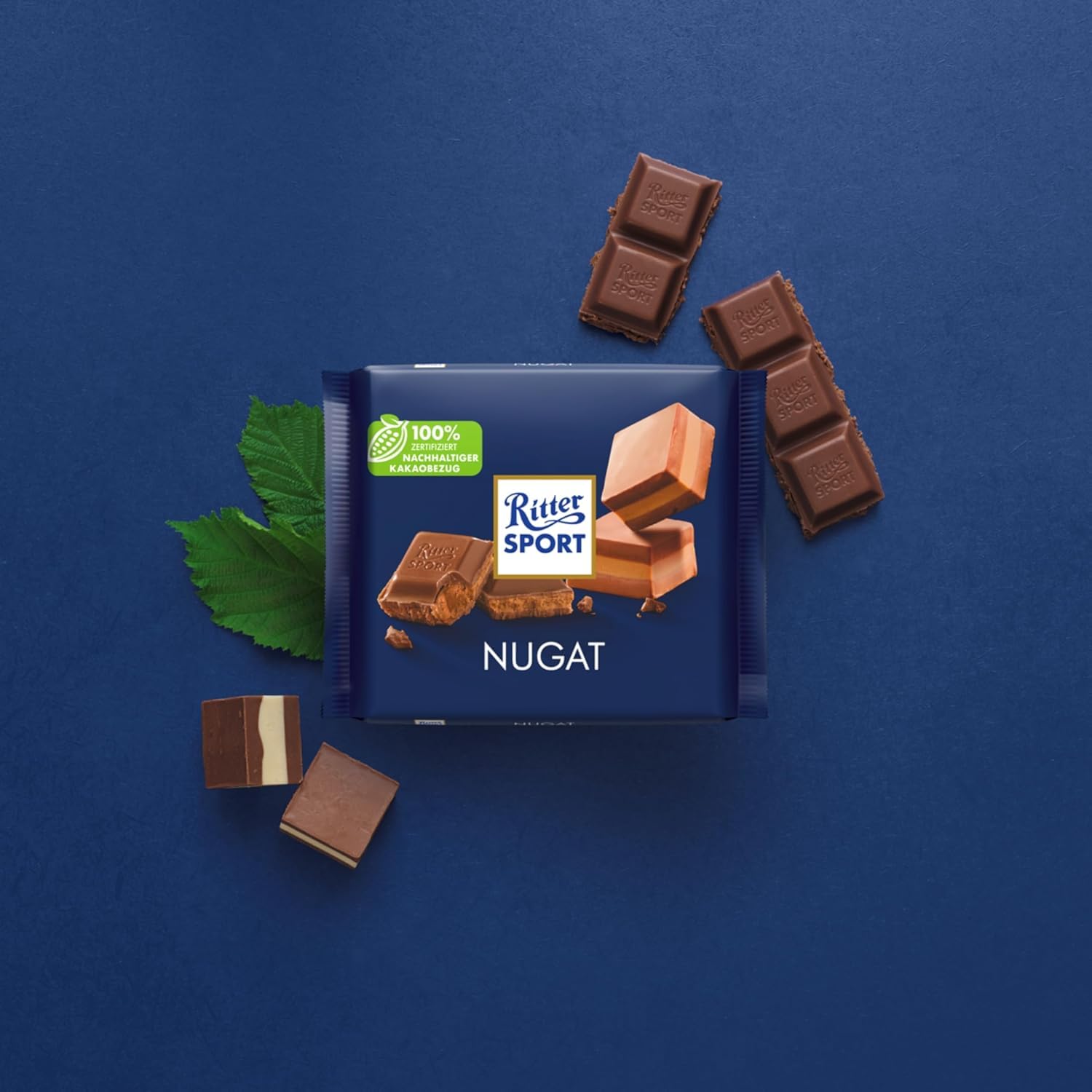 Ritter Sport Großtafel Nugat Schokolade 11x250g Vollmilch