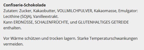 HUSSEL Alles Gute Vollmilchschokolade Blume 35 g