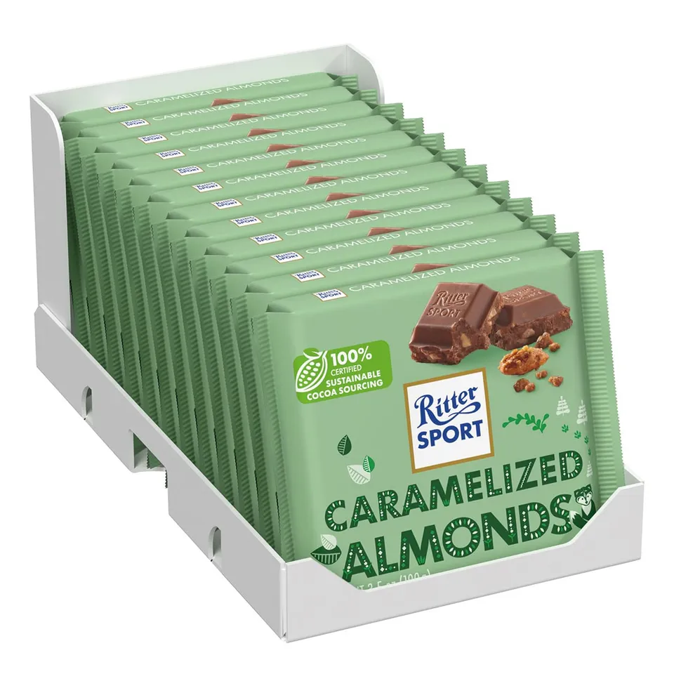 Ritter Sport Winter Gebrannte Mandel Schokolade 12x100g