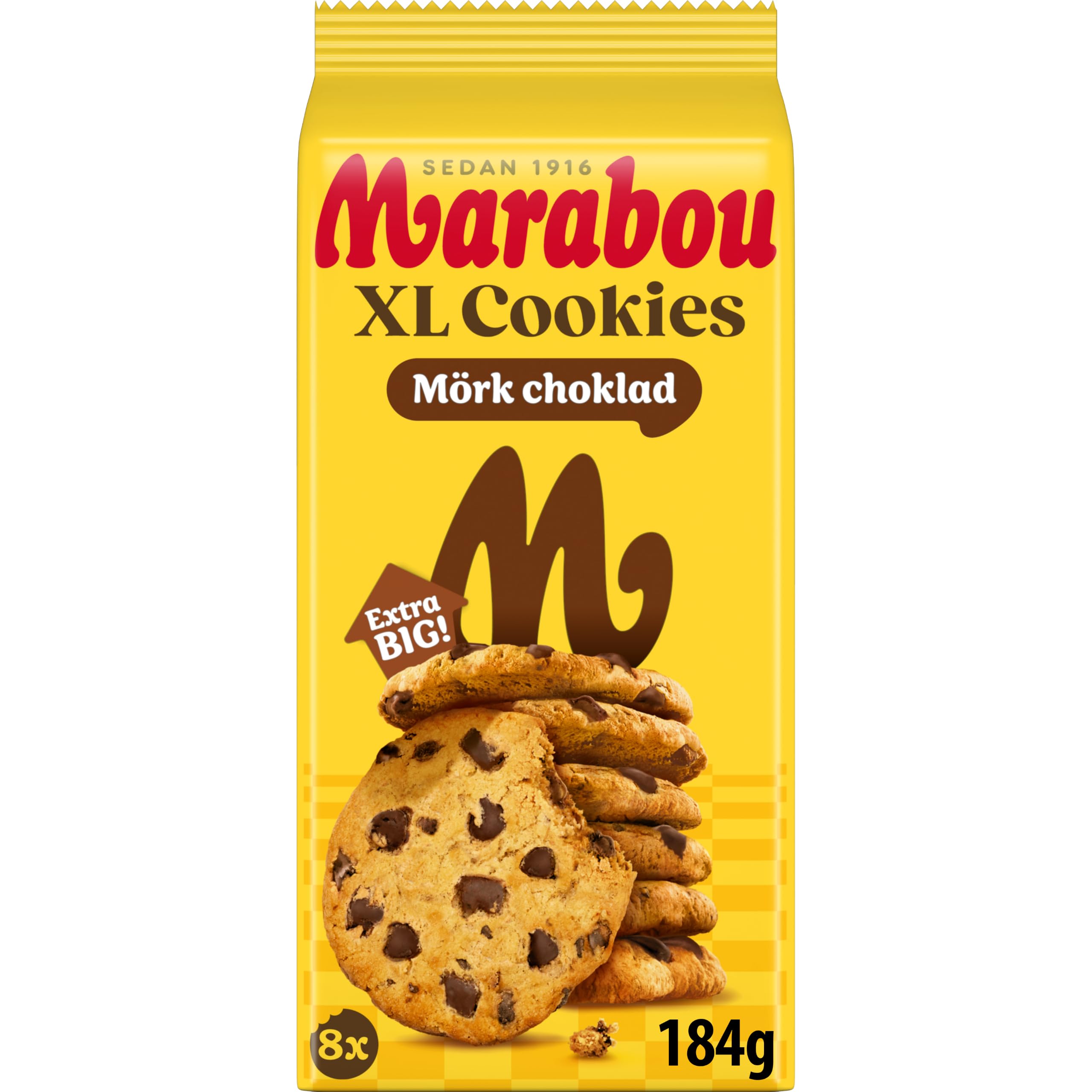 Marabou Daim XL Cookies Keks 10x184g Karamell Vorratspack