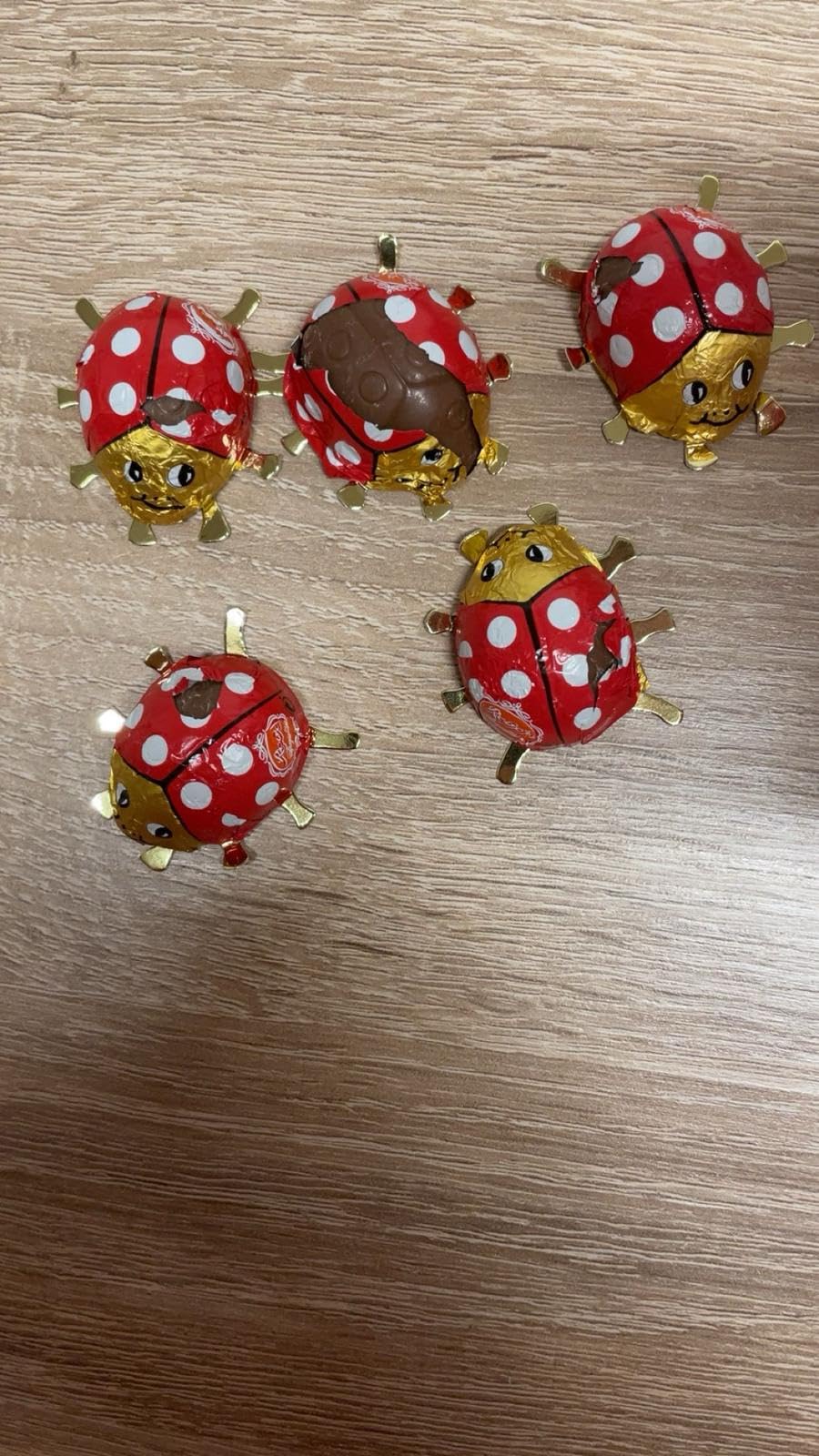Reber Glückskäfer Schoko-Figuren 15 Stück 105g