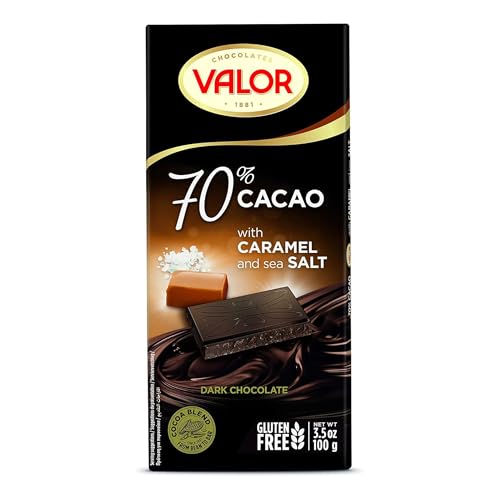 Valor Tradicionales Dunkle Schokolade 100g Karamell Salz