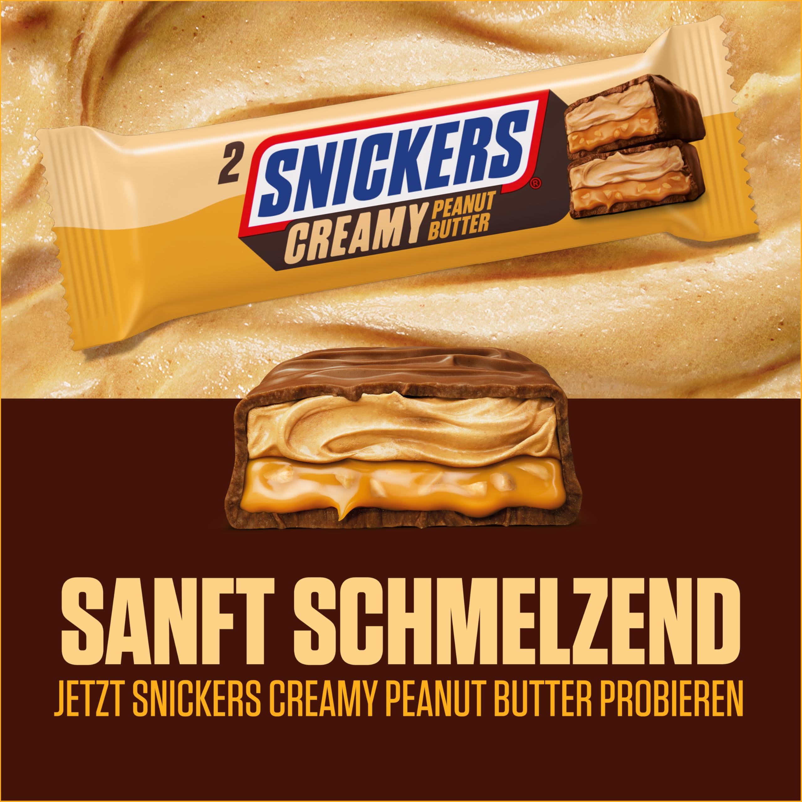 Snickers Protein Riegel 18x47g Erdnuss Karamell