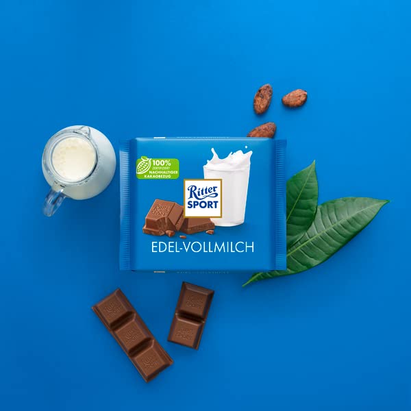 Ritter Sport Edel-Vollmilch Vollmilchschokolade 100g Kakao 35%