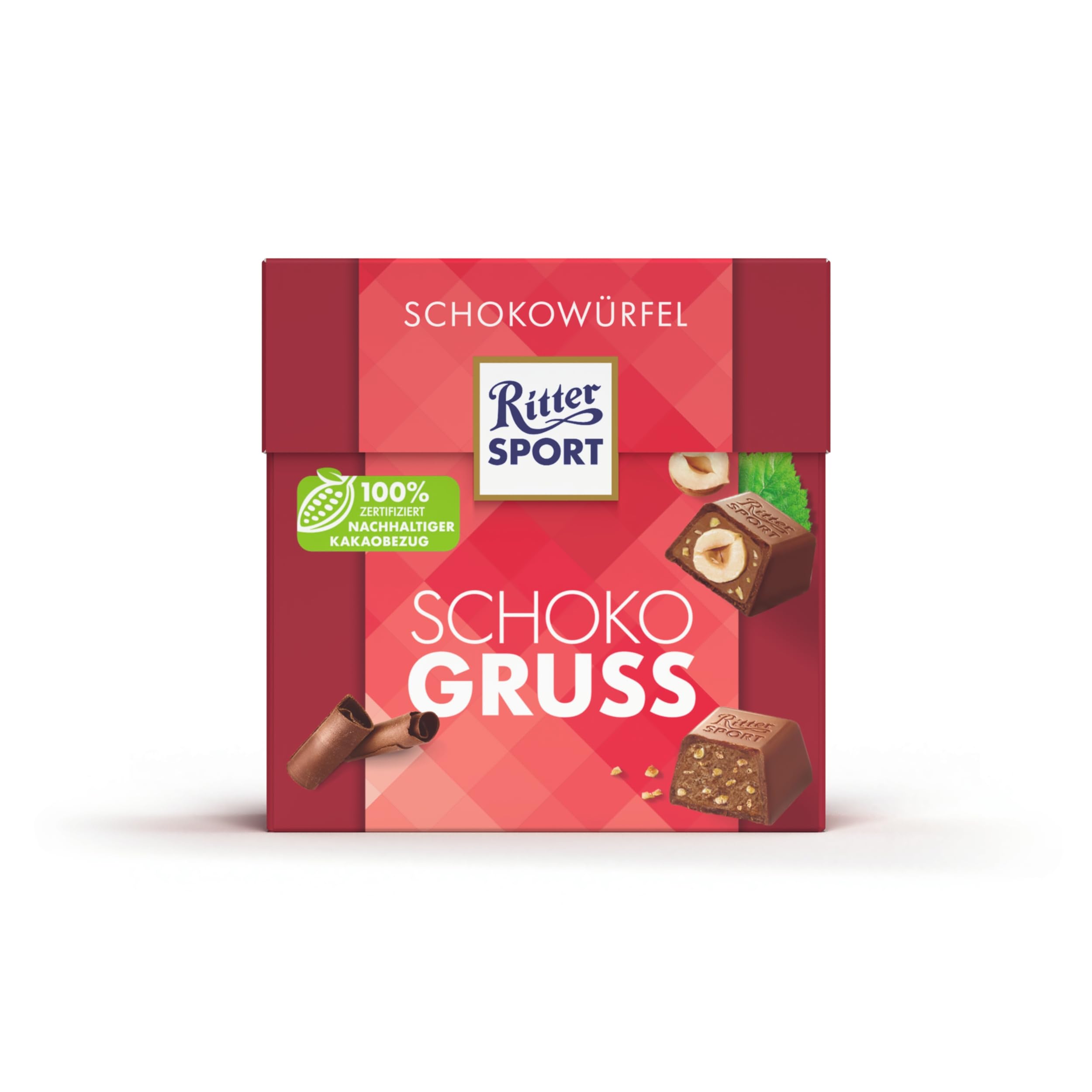 Ritter Sport Schokowürfel Schokogruss Geschenkbox 8 x 176g Mix
