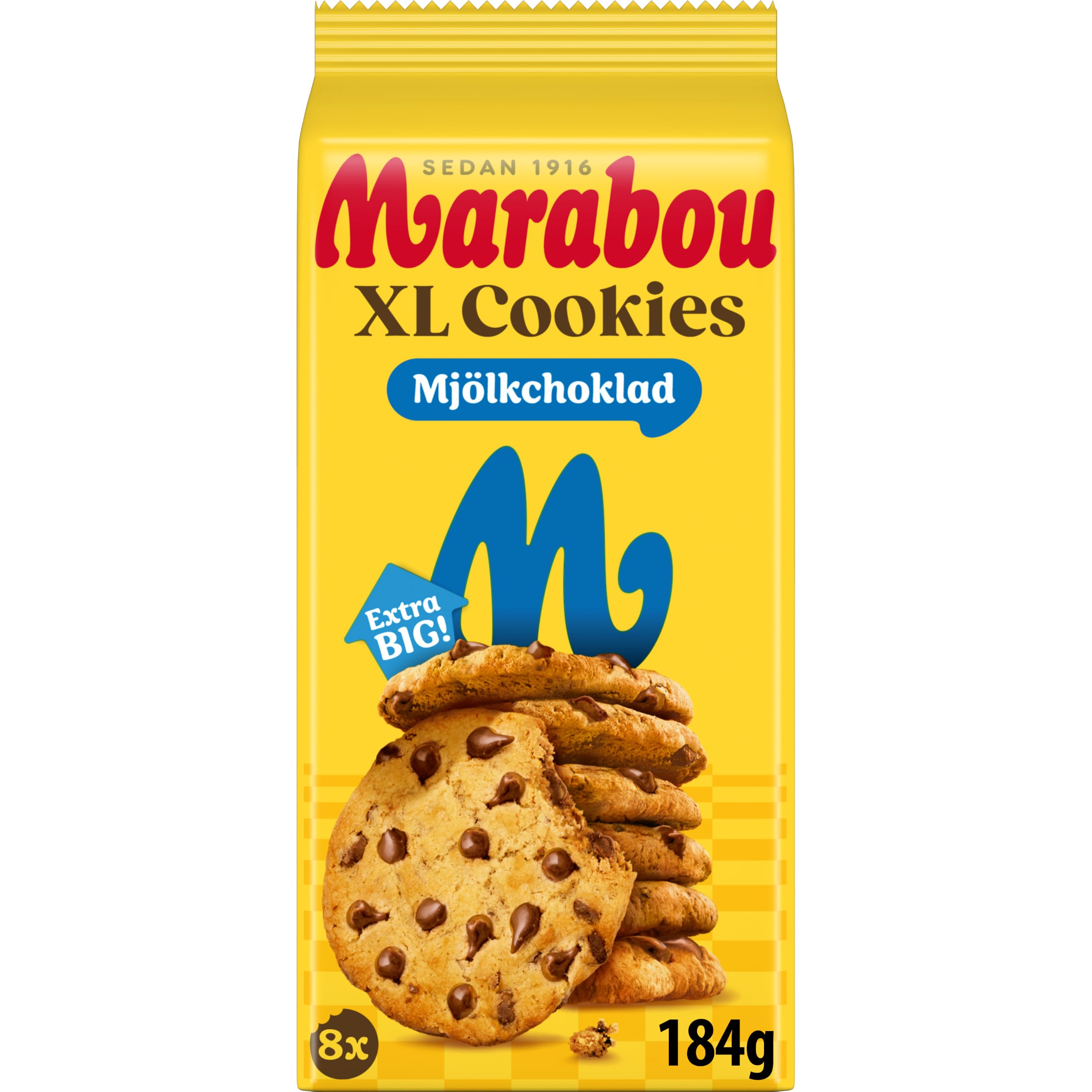 Marabou Daim XL Cookies Keks 10x184g Karamell Vorratspack