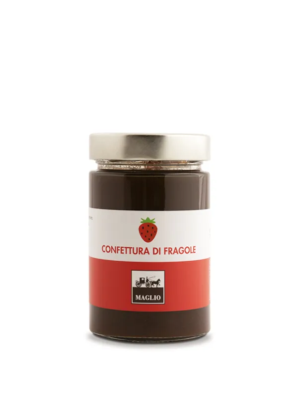 Maglio Erdbeer Konfitüre Glas Frucht 116g