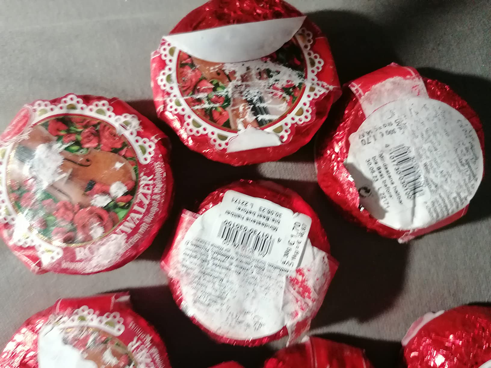 Reber Pasteten Rosenwalzer-Törtchen 48g Nougat Waffel