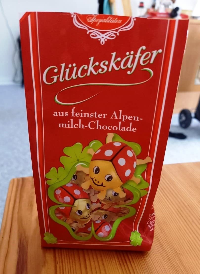 Reber Glückskäfer Schoko-Figuren 15 Stück 105g