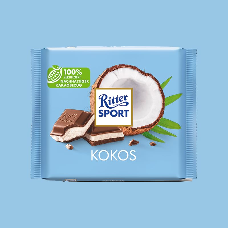 Ritter Sport Bunte Vielfalt Kokos Tafel 12x100g Vollmilch