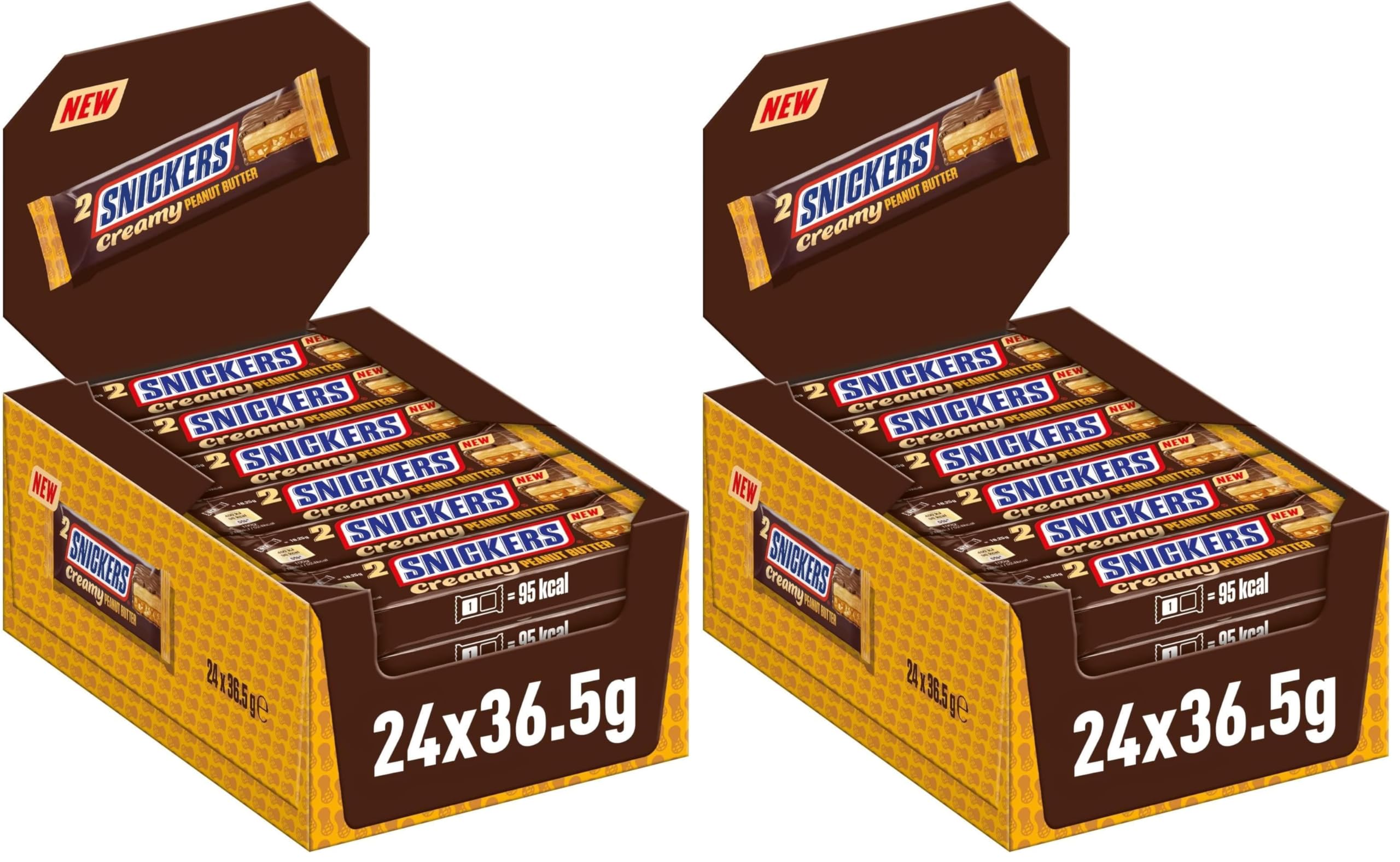 Snickers Creamy Peanutbutter Doppelriegel 24x36,5 g