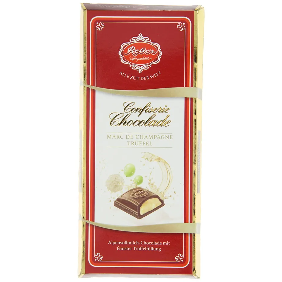 Reber Confiserie-Chocolade Marc de Champagne Schokolade 100g Trüffel