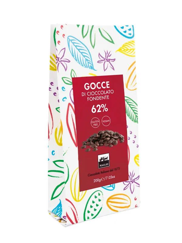Maglio Tazza Gocce Fondente 62% Trinkschokolade Vanille