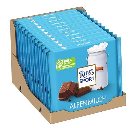 Ritter Sport Großtafel Alpenmilch Vollmilchschokolade 11 x 250 g