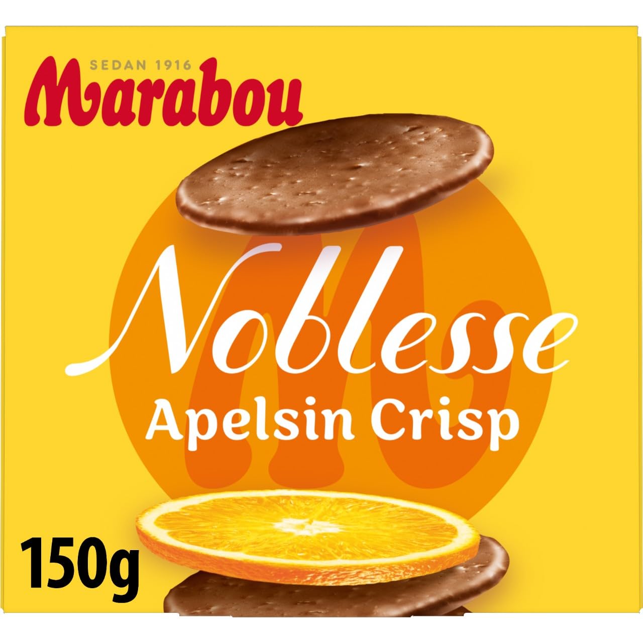 Marabou Noblesse Orange Schokolade 12 x 150 g Vollmilch