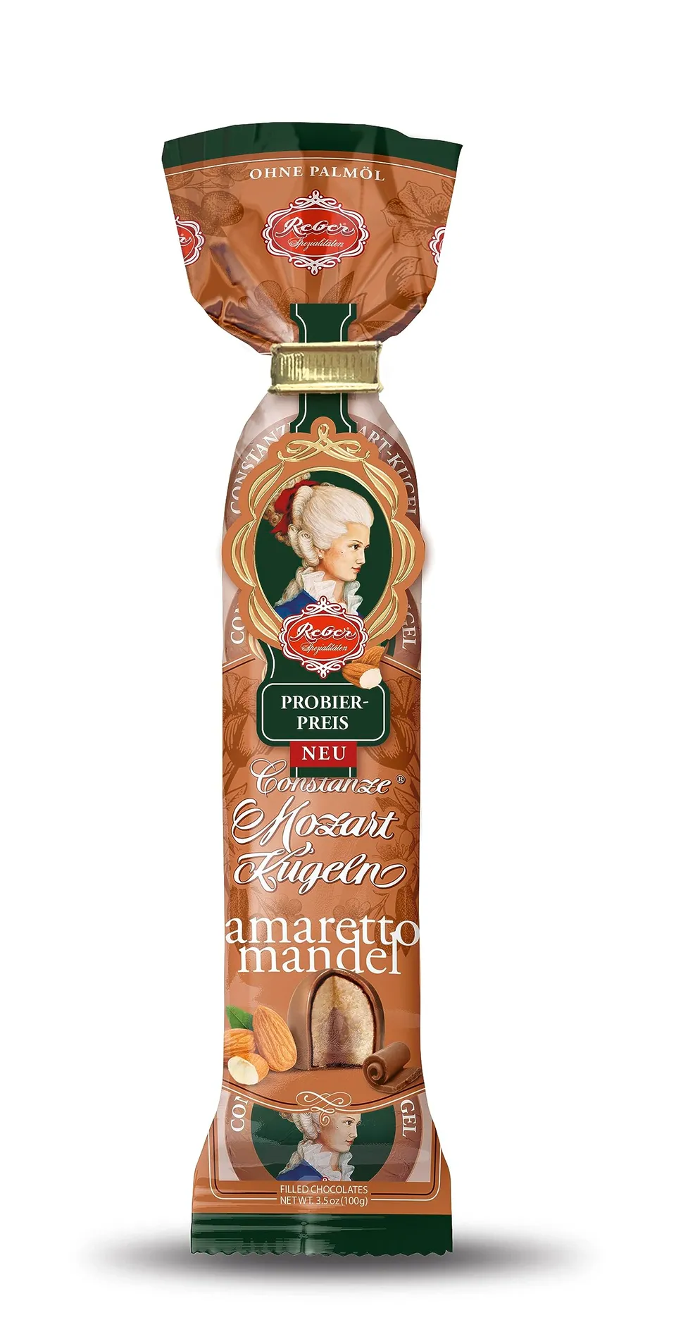 Reber Constanze Mozart-Kugeln Amaretto Mandel 5 Stück