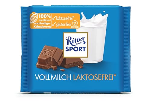 Ritter Sport Laktosefrei Vollmilch Tafel 12x100g glutenfrei