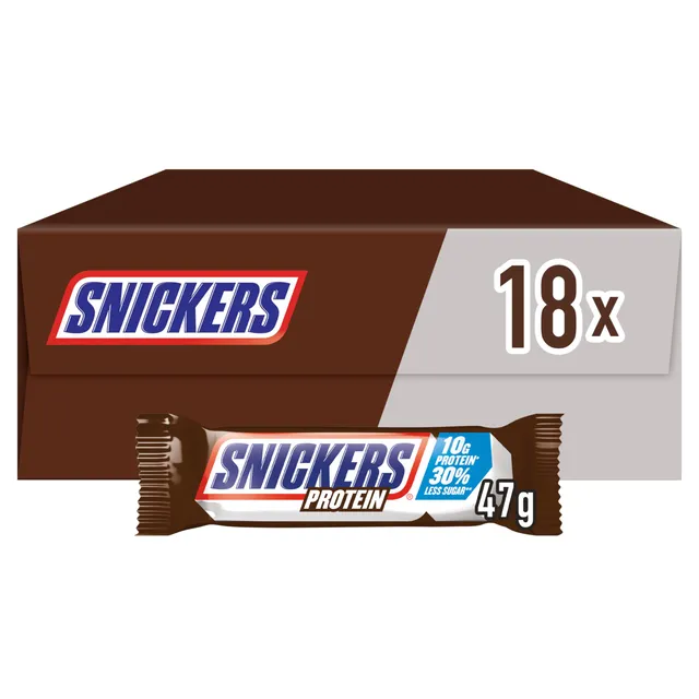 Snickers Protein Riegel 18x47g Erdnuss Karamell