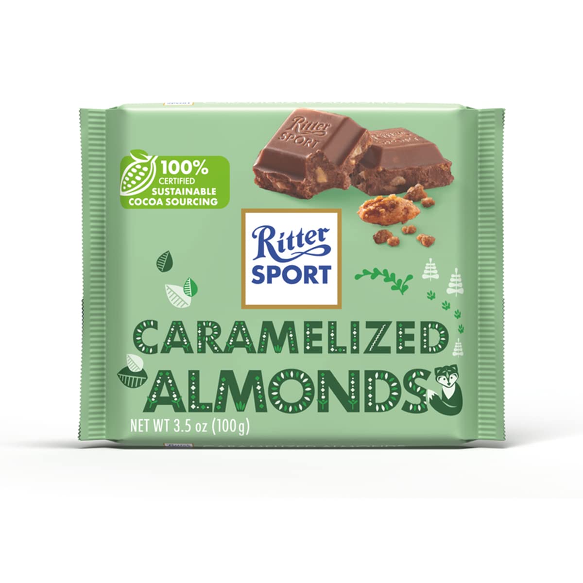 Ritter Sport Winter Gebrannte Mandel Schokolade 12x100g