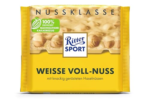 Ritter Sport Weisse Voll-Nuss Schokolade 10 x 100g Haselnuss