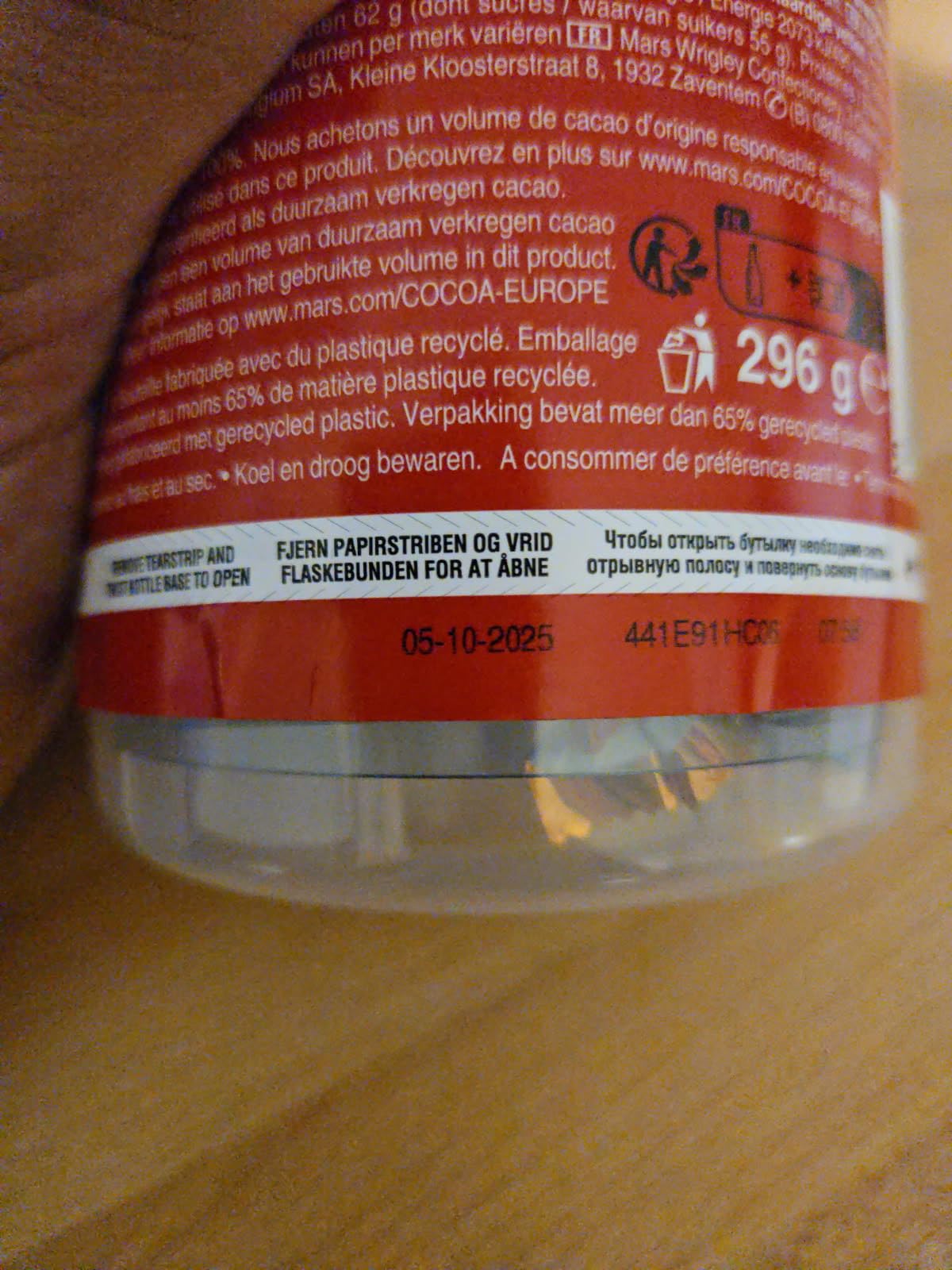 Celebrations Gift Bottle Pralinenmischung 296g Snickers Twix