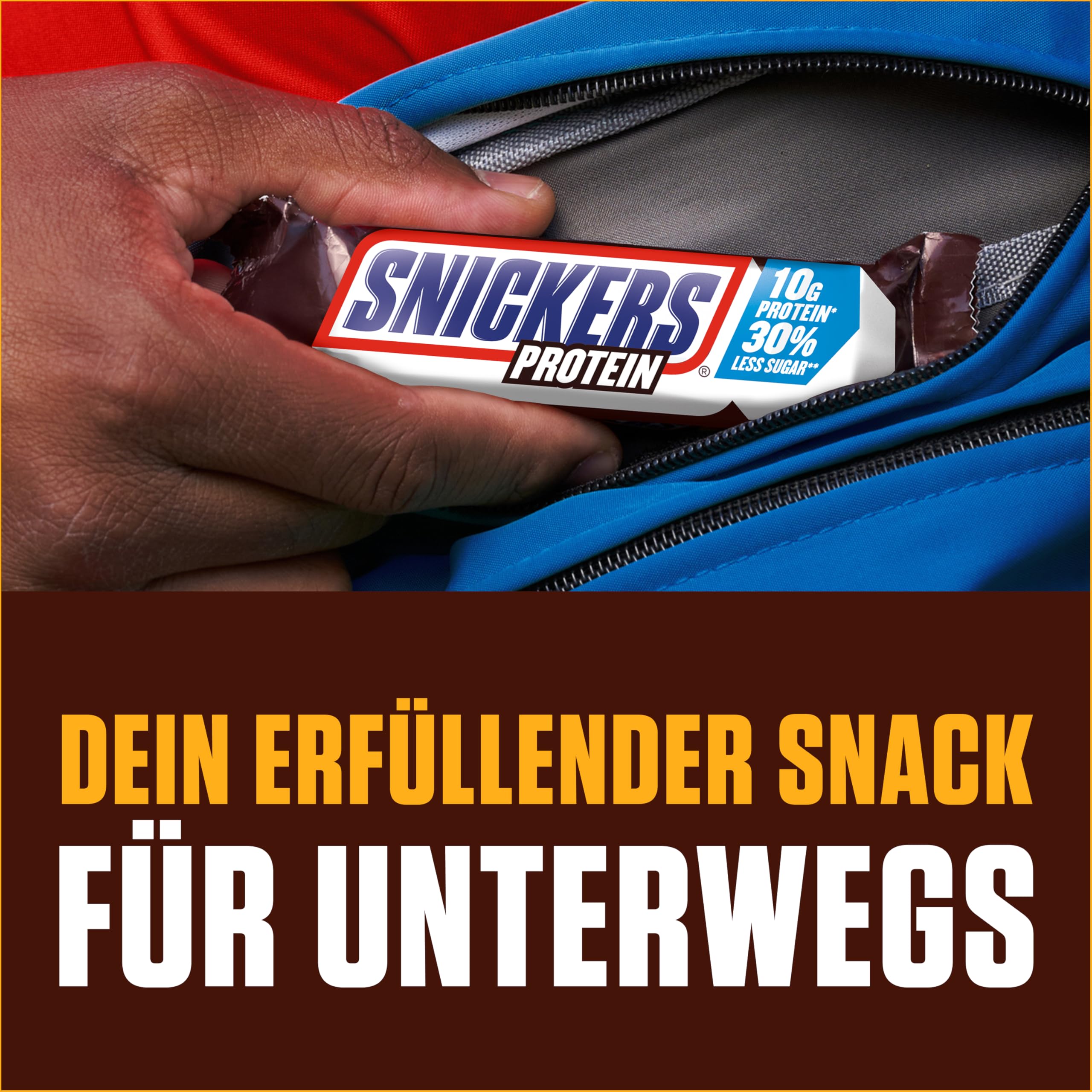 Snickers Protein Riegel 18x47g Erdnuss Karamell