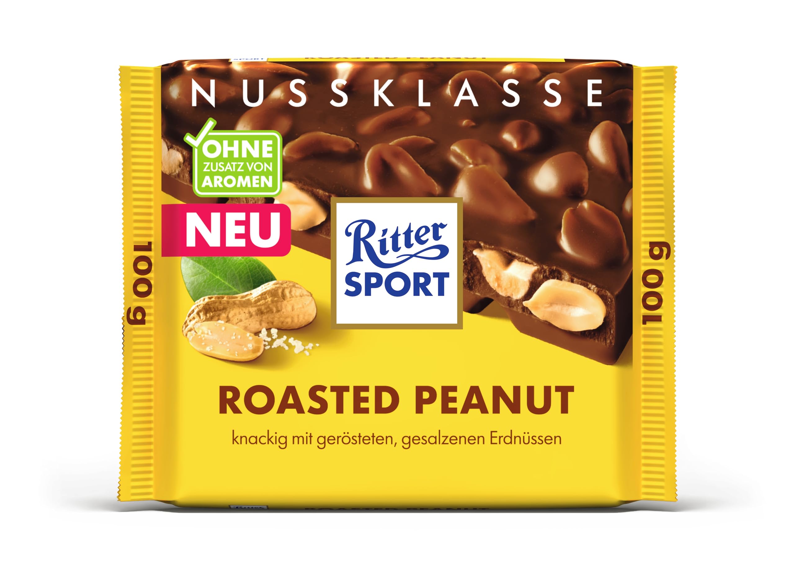 Ritter Sport Nuss-Klasse Roasted Peanut Tafel 11x100g Vollmilch