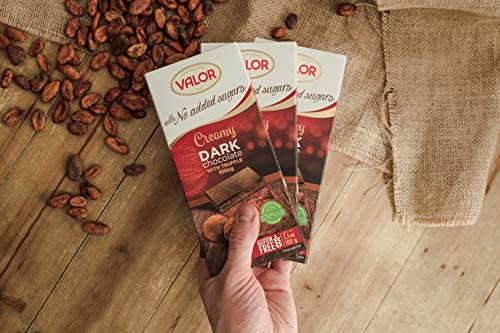 Valor 0% Trüffelcreme Schokolade 100g ohne Zucker 52%