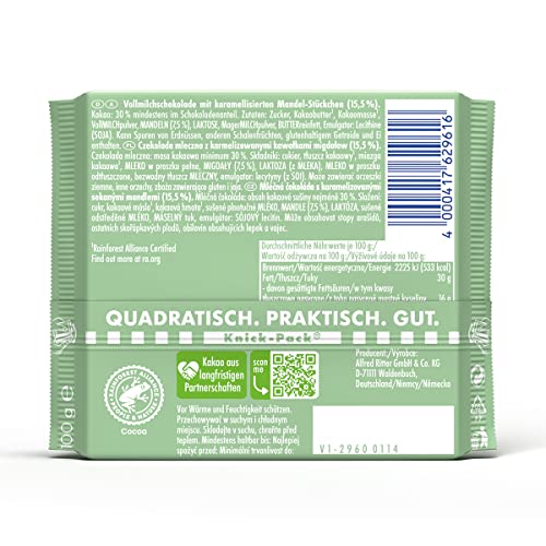 Ritter Sport Winter Gebrannte Mandel Schokolade 12x100g