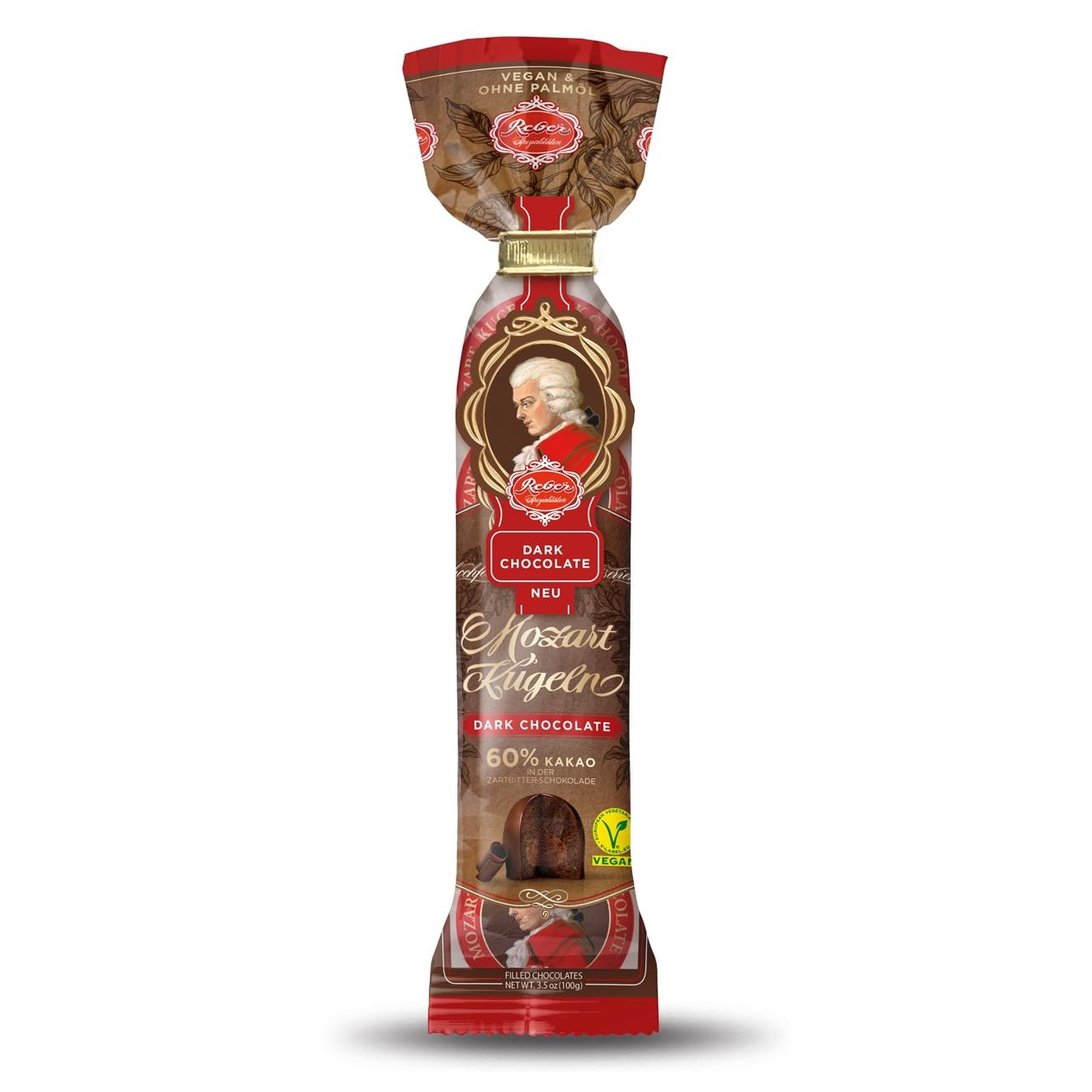 Reber Mozart-Kugeln Dark Chocolate 8er 160g Zartbitter