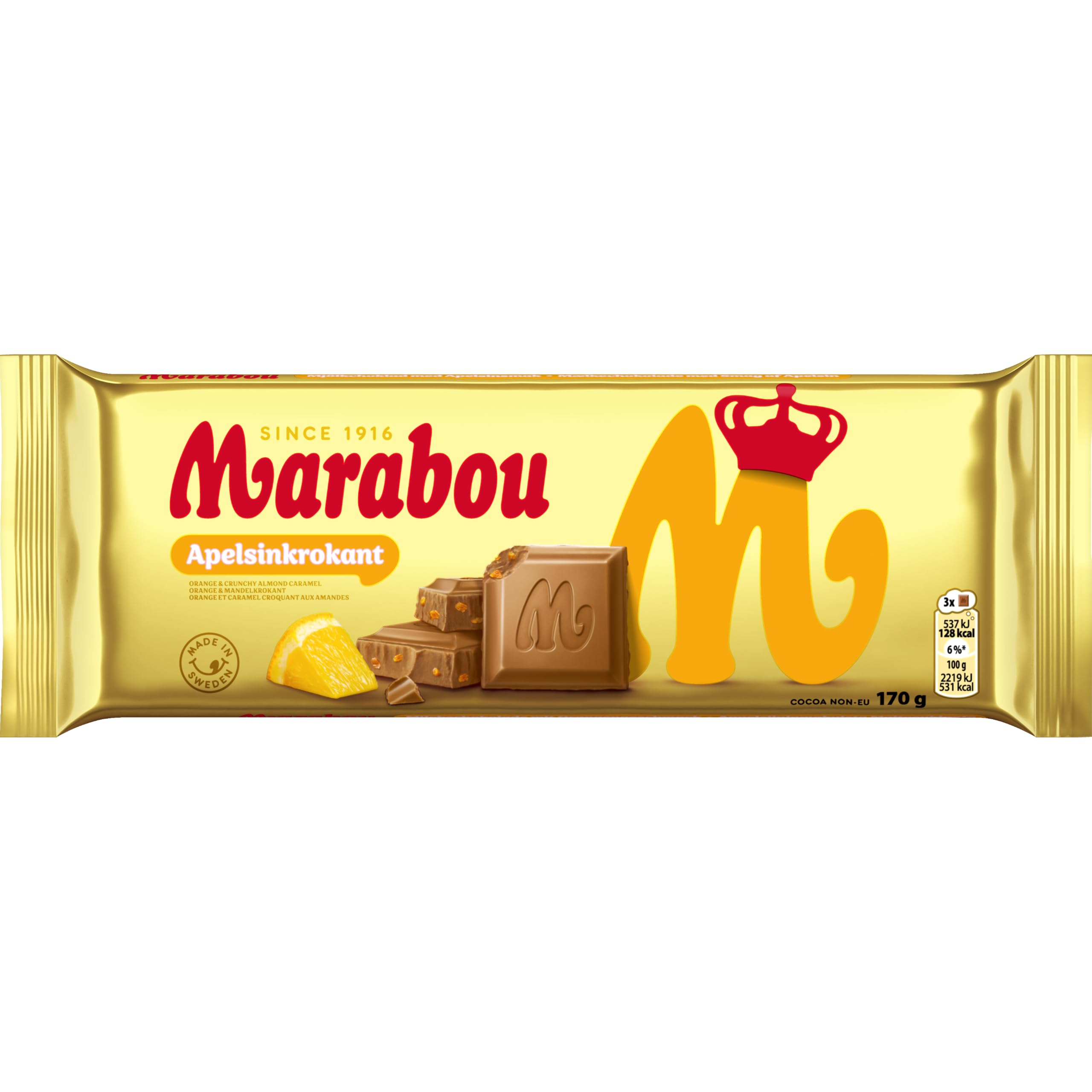 Marabou Chokladkakor Biscoff Milchschokolade 15x160 g Vorrat