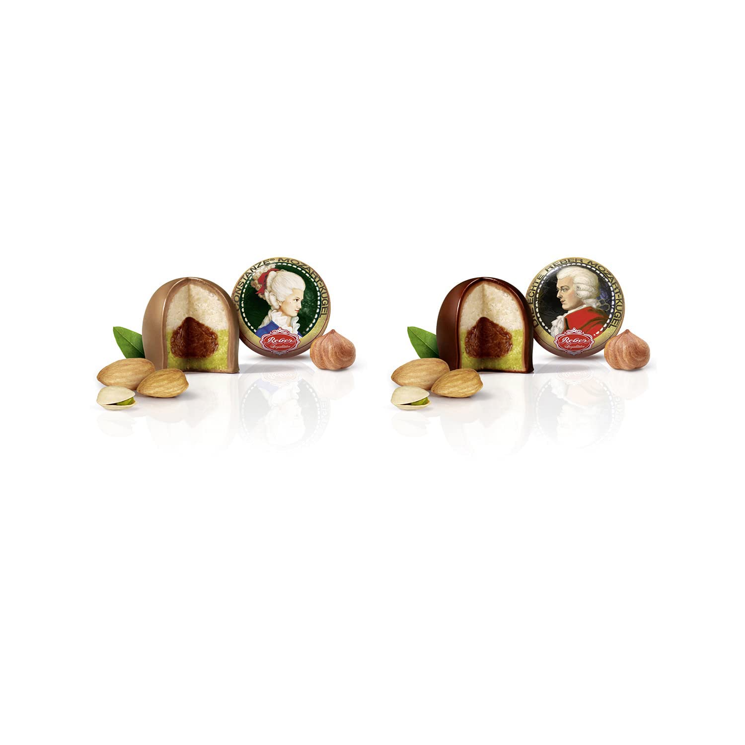 Reber Spezialitäten-Kassette Pralinen 11er 380g Weihnachten
