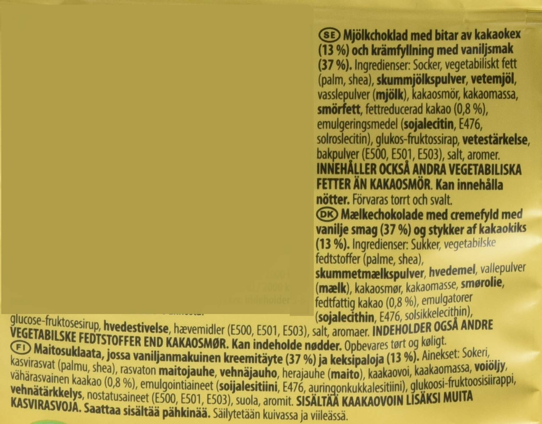 Marabou Påsar Oreo Bites Schokoriegel 8x140g Milchcreme