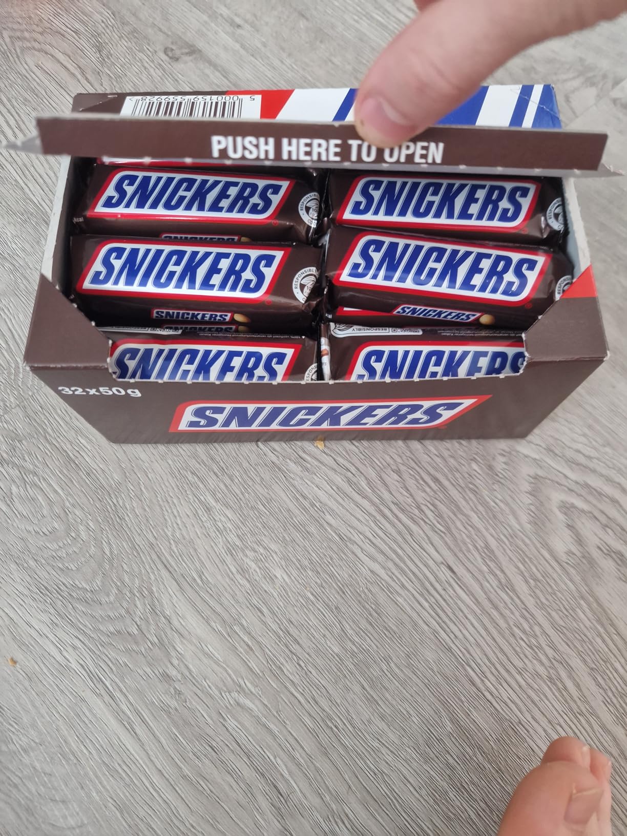 Snickers Original Schokoriegel Karamell 32x50g Vorratspack
