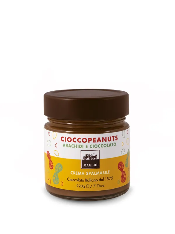 Maglio CioccoPeanuts Erdnuss-Schokocreme Erdnuss 57% proteinreich