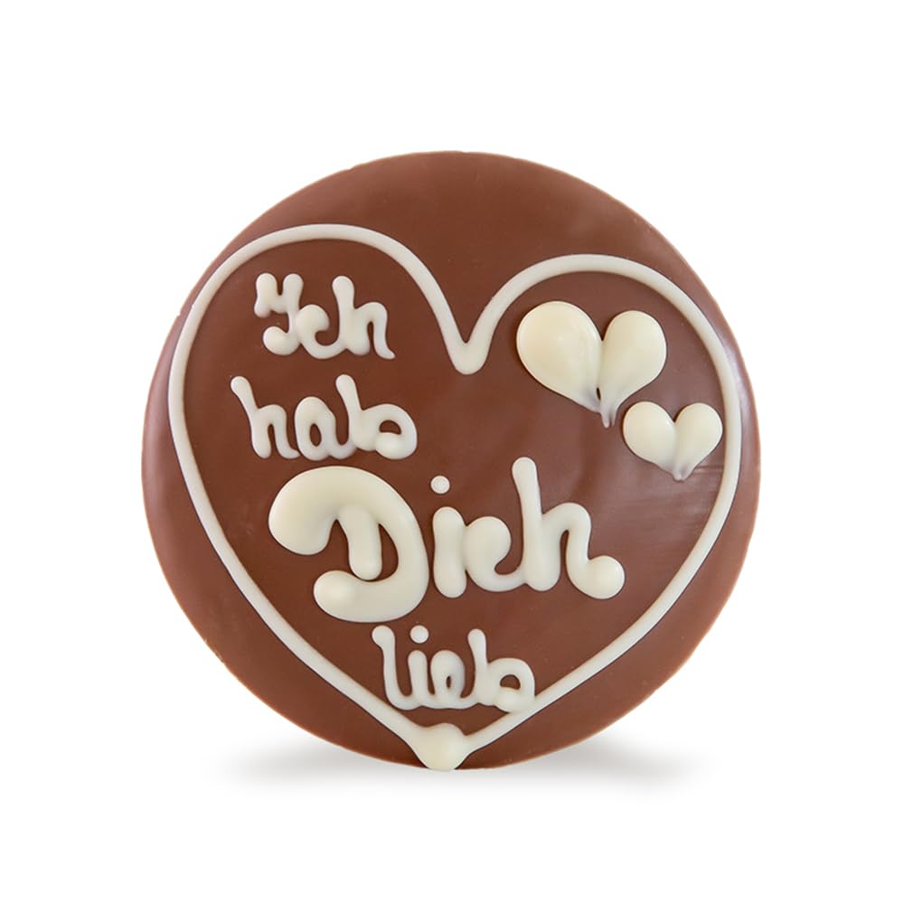 HUSSEL Schokolade Vollmilch Hab dich lieb Tafel 35 g Geschenk