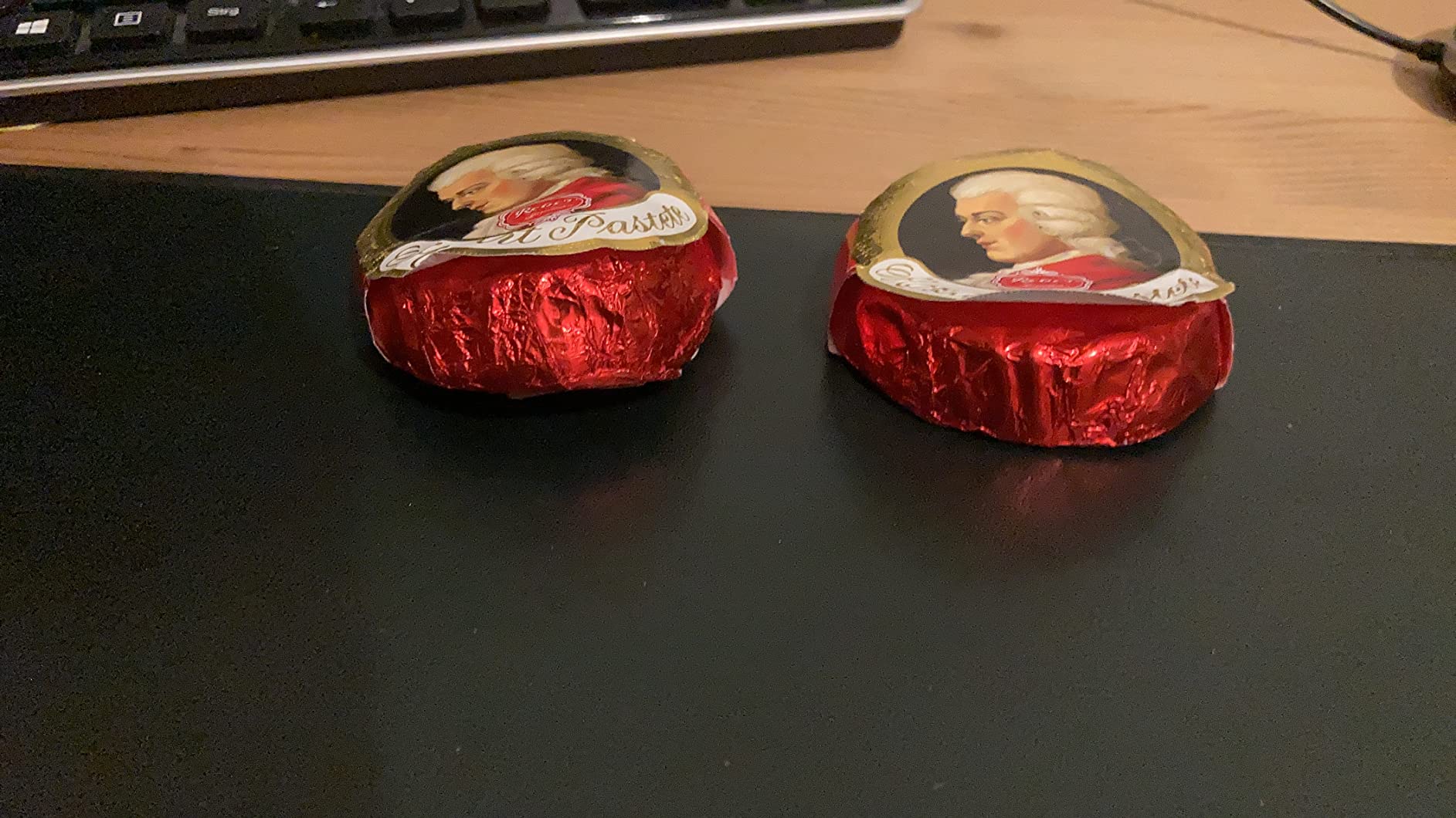Reber Mozart-Gebäck Pralinen 37g Honig-Trüffel Nougat Marzipan