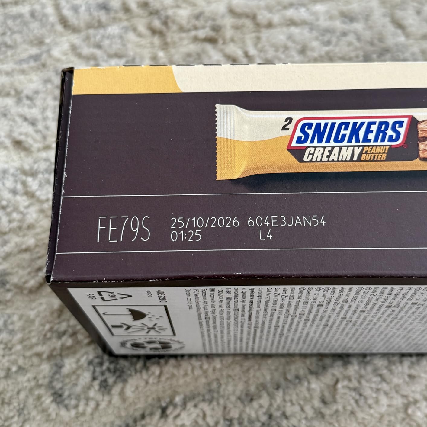 Snickers Creamy Peanutbutter Doppelriegel 24x36,5 g