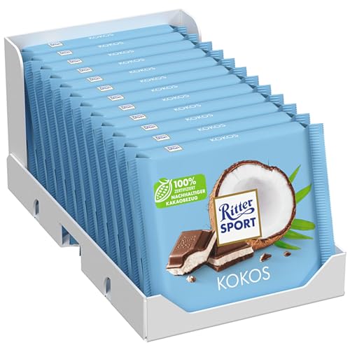 Ritter Sport Bunte Vielfalt Kokos Tafel 12x100g Vollmilch