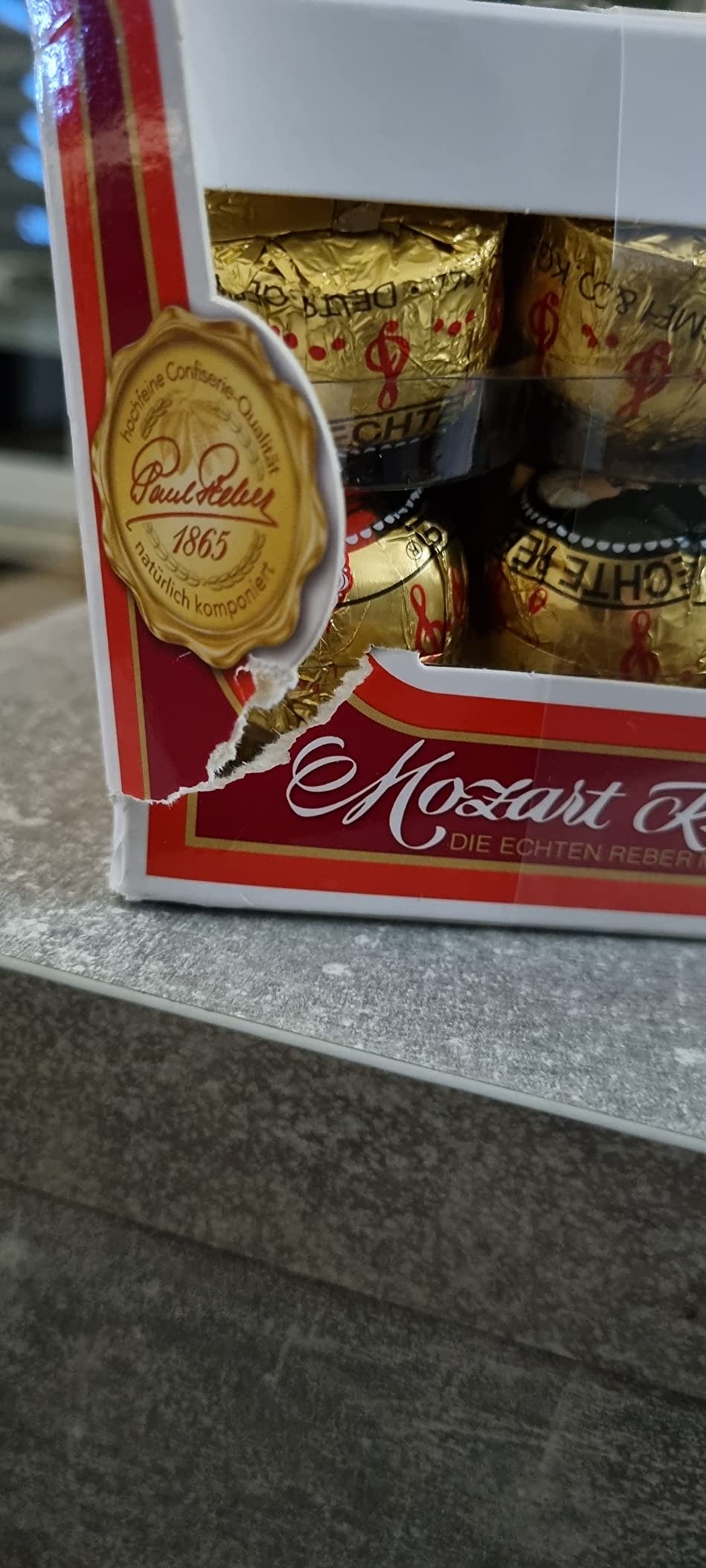 Reber Mozart-Kugeln Pralinen 100 Stück Zartbitter Marzipan