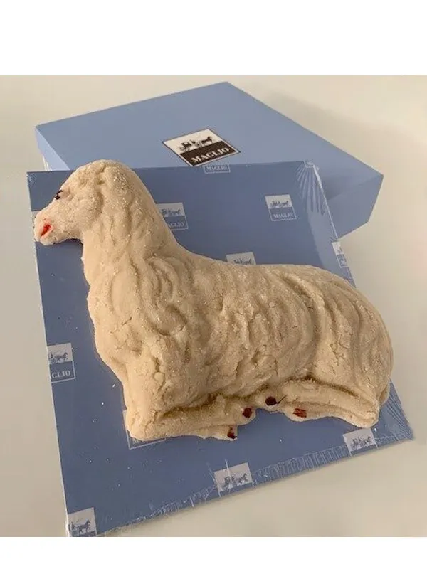 Maglio Pasqua Agnello pasta di Mandorla Osterlamm 1kg