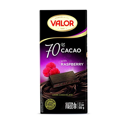 Valor Tradicionales Dunkle Schokolade 100g Himbeere 70%
