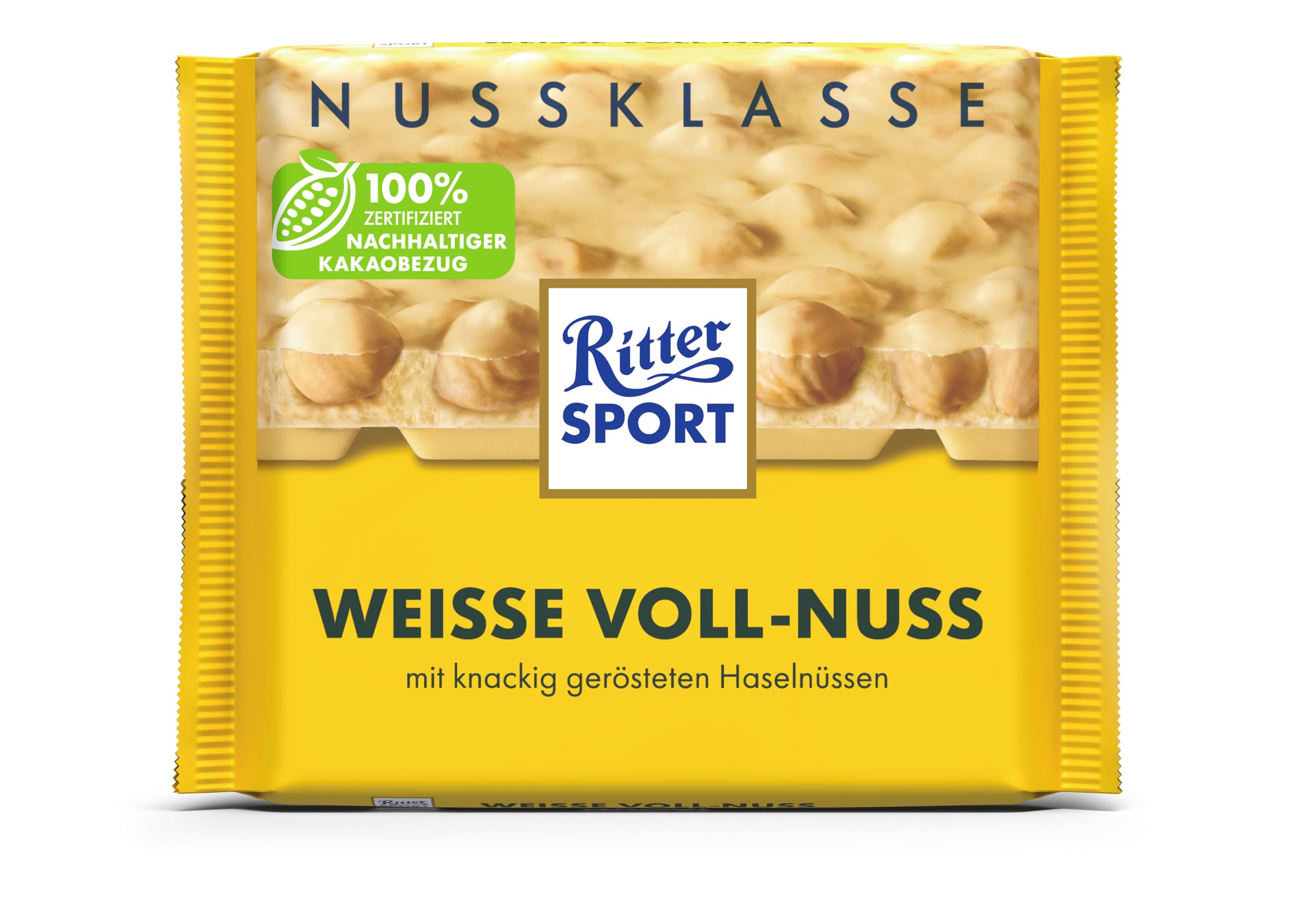 Ritter Sport Weisse Voll-Nuss Schokolade 10 x 100g Haselnuss