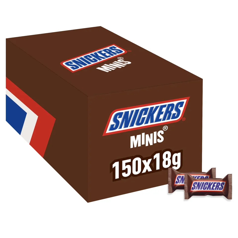 Snickers Original Minis Schokoriegel 150x18g Vorratspack