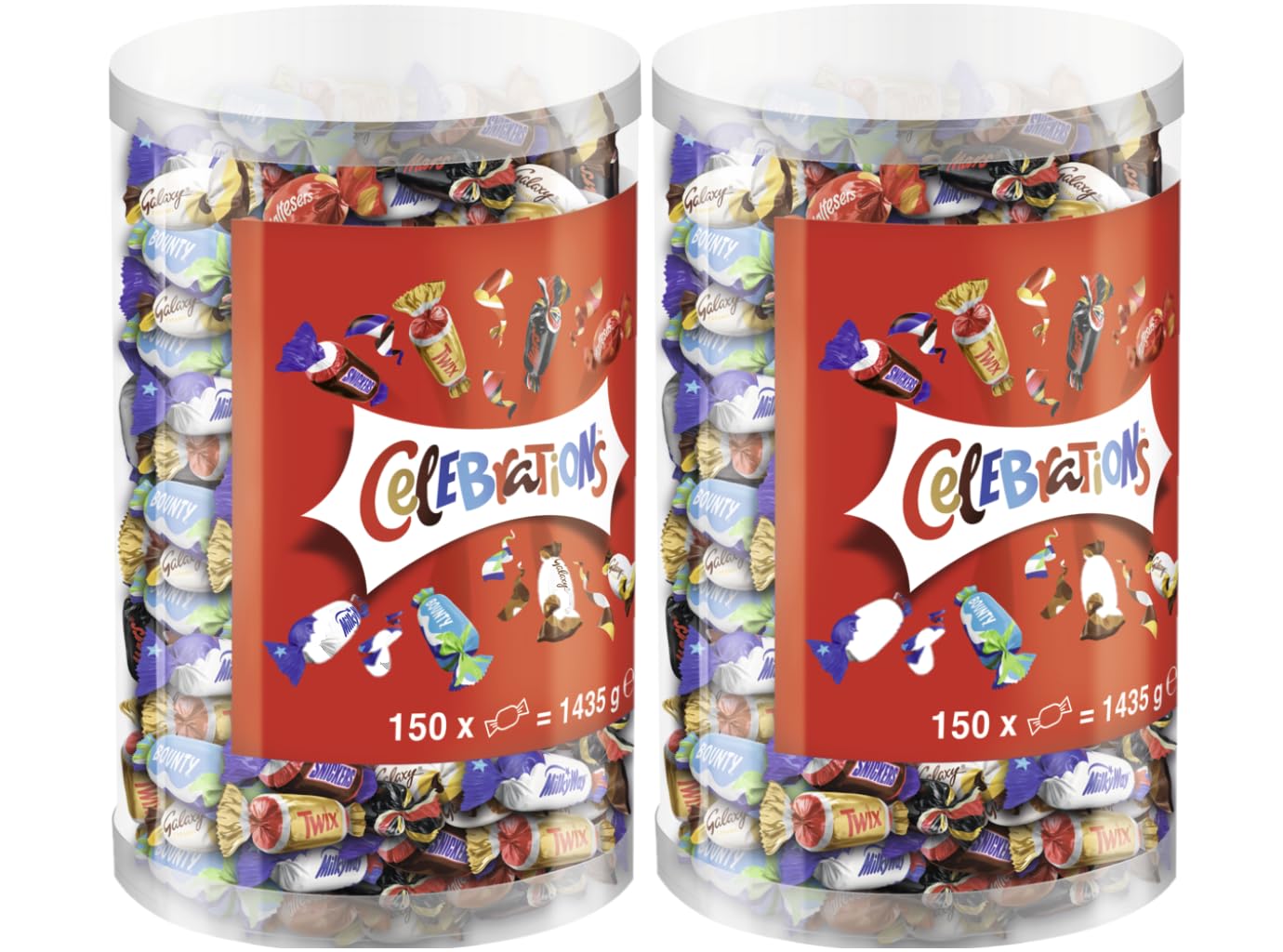 Celebrations Chocolate Bulk Box Partymix 2x1,435kg Minis