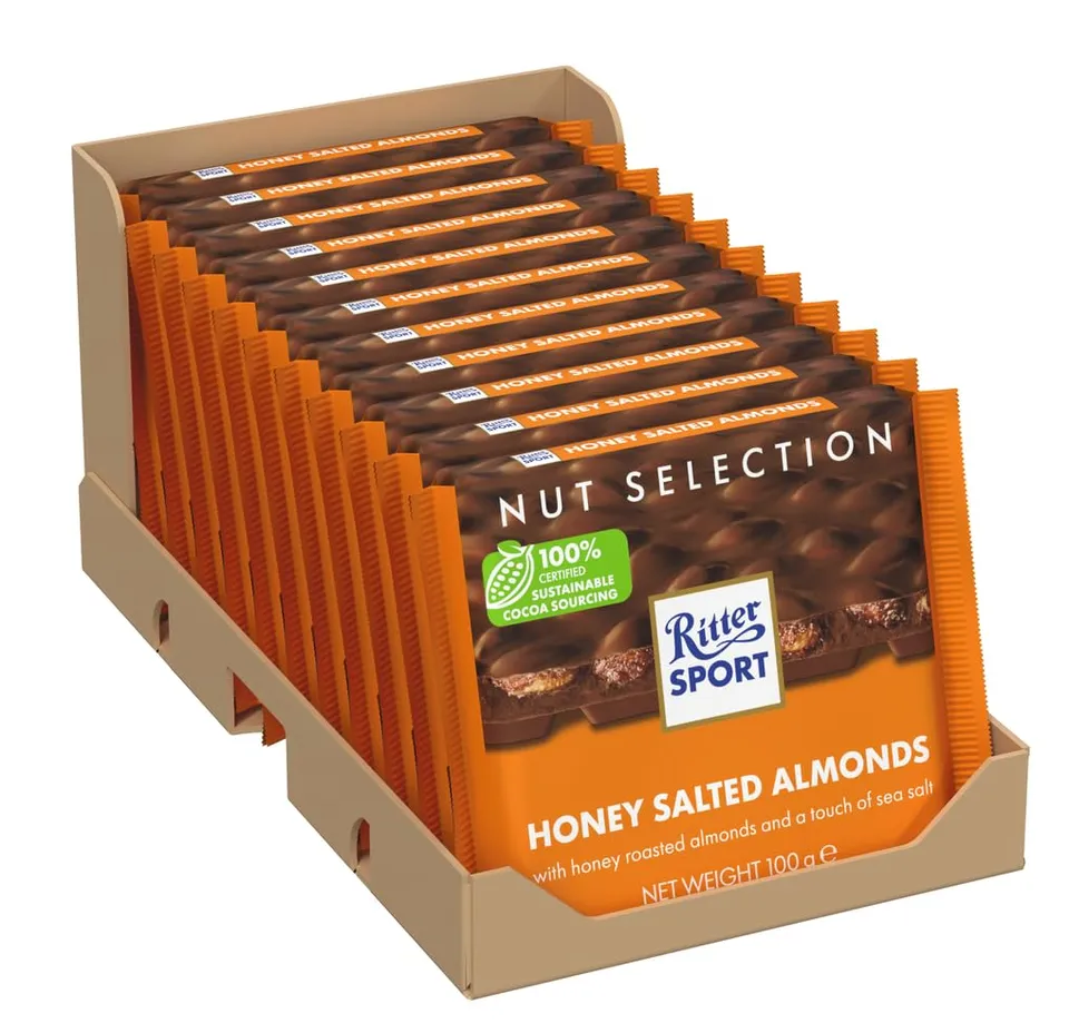Ritter Sport Nuss-Klasse Honig-Salz-Mandel 11x100g Vollmilch